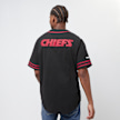 Mitchell & Ness Fashion Cotton Button Front Kansas City Chiefs preto 28514 2