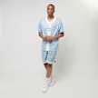 Karl Kani Varsity Logo Pinstripe Baseball Shirt bleu 28641 4