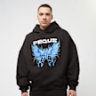 PEQUS Blue Angel Graphic Hoodie noir 28822 1