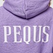 PEQUS Back Logo Hoodie ljubičasta 28823 5