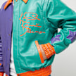 Karl Kani Metal Plate Block Leather College Jacket višebojno 28872 5