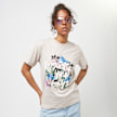 Sixth June Romantize Printed Short Sleeve T-Shirt beige 28902 1