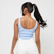 Sixth June Square Neck Crop Tank Top blau 28905 2