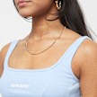 Sixth June Square Neck Crop Tank Top niebieski 28905 3
