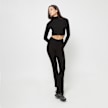 Sixth June Textured Wavy Pants czarny 28914 4