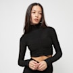 Sixth June Textured Wavy Crop Top nero 28915 1