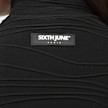 Sixth June Textured Wavy Crop Top nero 28915 3