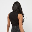 Sixth June Ribbed Tank Top SJ Logo noir 28917 2