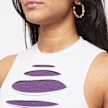 Sixth June Multi Cut Out Crop Top multicolore 28920 3