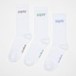 SNIPES 3 PACK - Basic Logo Crew Socks wit 28925 1