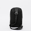SNIPES Metal Badge Basic Logo Fake Leather Sling Bag noir 28950 3