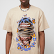 Upscale by Mister Tee Grow Up Oversize Tee beige 29062 3
