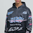 Low Lights Studios Motocross Zip Hoodie 2 gris 29098 3