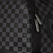 SPRAYGROUND Checkered Fiber Optic Shark Backpack brun 29229 4