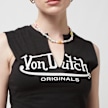 Von Dutch Originals Addison Organic Cotton Jersey Top preto 29267 3