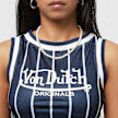 Von Dutch Originals Skyler Tops Poly Mesh weiß 29270 3