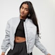 SNIPES Small Logo Padded Cropped Bomber Jacket grijs 29297 1