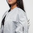 SNIPES Small Logo Padded Cropped Bomber Jacket grijs 29297 3