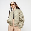 SNIPES Small Logo Padded Cropped Bomber Jacket vert 29300 1