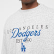 New Era MLB Lifestyle Crew Neck Los Angeles Dodgers grau 29381 3