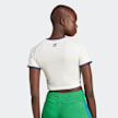 adidas Originals Graphic Crop T-Shirt Summer Glow biały 29383 2