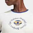 adidas Originals Graphic Crop T-Shirt Summer Glow biały 29383 3