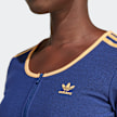 adidas Originals Rib Zipper T-Shirt Summer Glow blau 29388 3