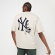 New Era MLB Food Graphic Oversized Tee New York Yankees bege 29389 1