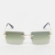 SNIPES Lunettes de soleil sans monture vert 29421 1