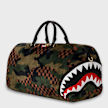 SPRAYGROUND Green 3am Fur Duffel camouflage 29445 2