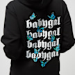 Miss Tee Babygal Hoody noir 30130 4