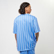 FUBU Varsity Mesh Pinstripe Baseball Jersey bleu 30138 2