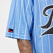 FUBU Varsity Mesh Pinstripe Baseball Jersey bleu 30138 5