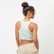 Urban Classics Cropped Rib Top vert 30263 2