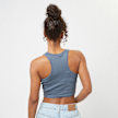 Urban Classics Cropped Rib Top niebieski 30265 2