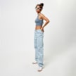 Urban Classics Cropped Rib Top niebieski 30265 3