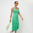 Urban Classics Rib Top Dress groen 30283 1