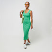 Urban Classics Rib Top Dress groen 30283 3