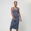 Urban Classics Rib Top Dress blauw 30284 1