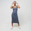 Urban Classics Rib Top Dress bleu 30284 3
