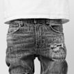 Smoke Rise Rip Jand Repair Jean noir 30403 3