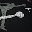 Jordan Gradient Stacked Jumpman Shortsleeve Tee zwart 30416 3