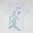 Jordan Gradient Stacked Jordan Michael Shortsleeve Tee weiß 30417 1