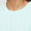 Karl Kani Small Signature Essential Pinstripe Tee türkis 30688 3