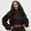 Smoke Rise Cropped Full Zip Hodie Jacket noir 30708 1