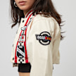 Smoke Rise Racing Cropped Jacket beż 30712 5