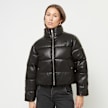 Karl Kani Serif Crop Polyurethan Puffer Jacke schwarz 30841 1