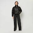 Karl Kani Serif Crop Polyurethan Puffer Jacke schwarz 30841 4