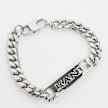 Karl Kani Retro Plate Bracelet zilver 30885 1