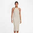 Nike Sportswear Chill Knit Rib Midi Dress beige 30920 1